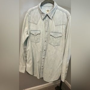 Citizens for Humanity Western Shirt by Jerome Dahan color: Mist